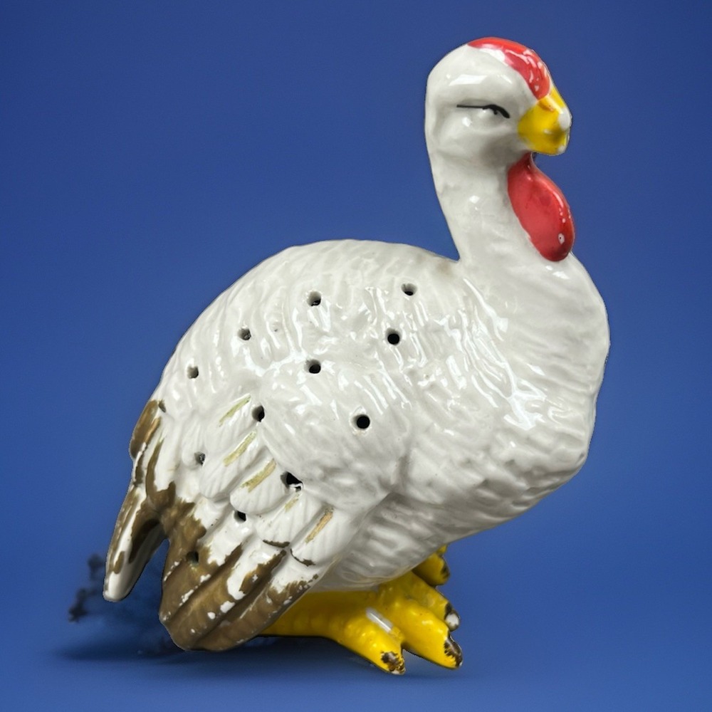 Vintage Morikin Japan Thanksgiving Turkey Hors d'oeuvres toothpick HOLDER